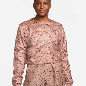 Nike Icon Clash Women’s Size S  Quilt Jacket Floral Pink